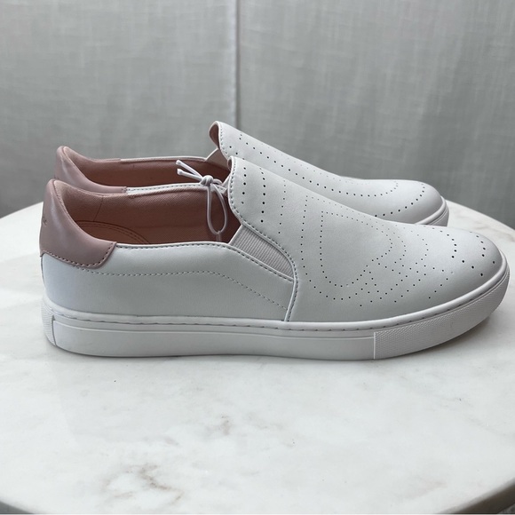 Kate Spade NEW Azores Slip-On Perforated Leather Sneakers Shoes White Size 7.5 - Picture 8 of 11